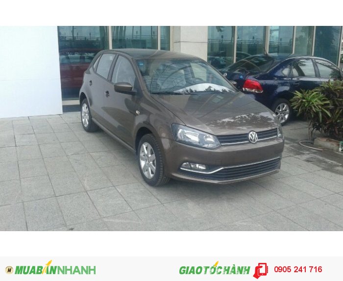 Volkswagen Polo Hatchback 2015. Màu Nâu. Xe nhập khẩu chính hãng