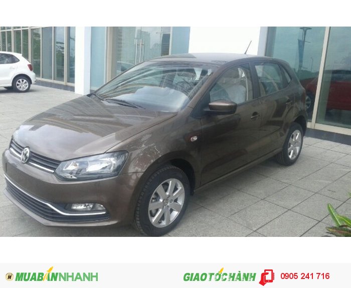 Volkswagen Polo Hatchback 2015. Màu Nâu. Xe nhập khẩu chính hãng