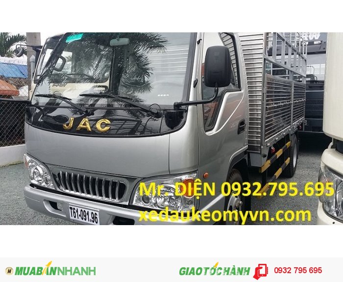 Xe Tải JAC giá cực rẻ  1 tấn 99, xe tải JAC 1 tấn 9, xe tải 1T9,Xe nhẹ JAC,tải thùng jac 1 tấn 9
