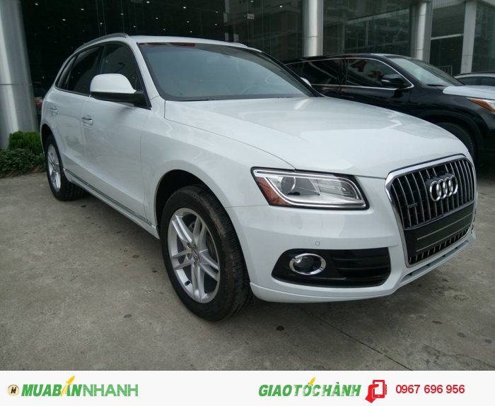 Audi Q5 Premium Plus model 2015 màu trắng.