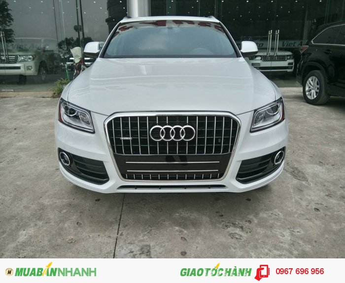 Audi Q5 Premium Plus model 2015 màu trắng.