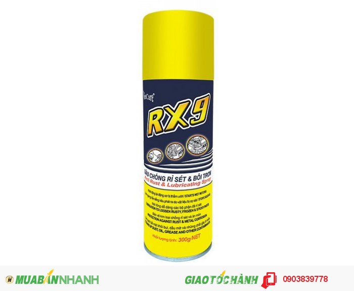 Vietcare RX9, Dầu chống rỉ sét và bôi trơn