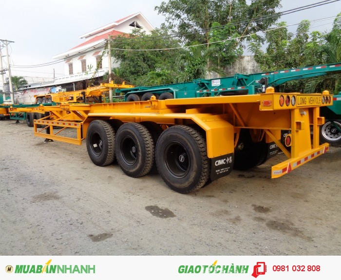 Bán xe Mooc sàn chở Container giao ngay, giá tốt nhất