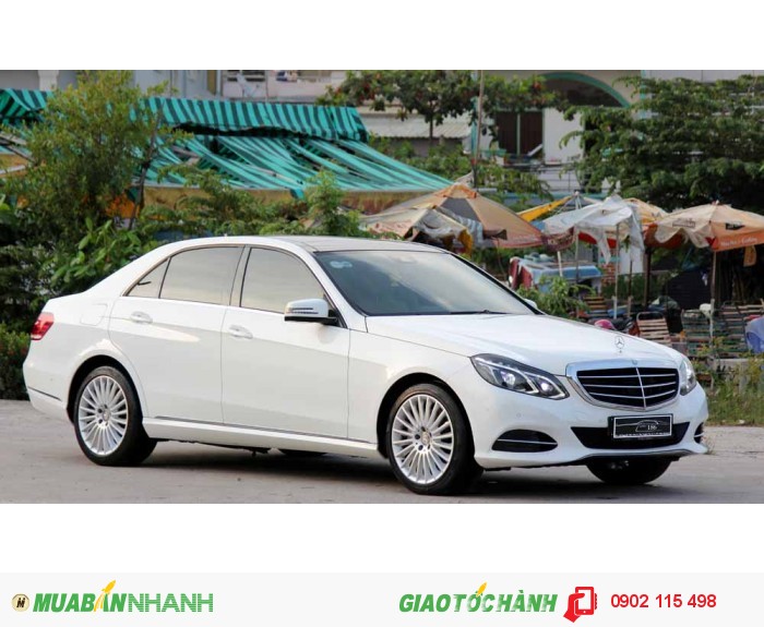 Bán Mercedes E400 2014 màu trắng tinh khôi...biển số tp đẹp thôi rồi !!!