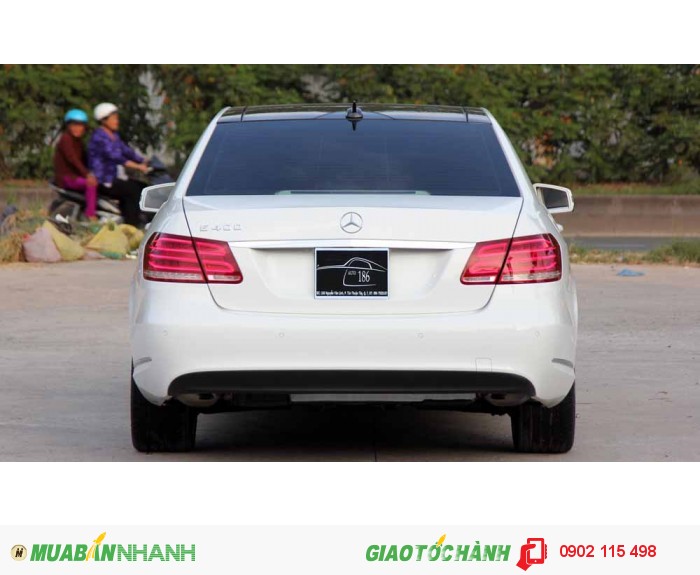 Bán Mercedes E400 2014 màu trắng tinh khôi...biển số tp đẹp thôi rồi !!!