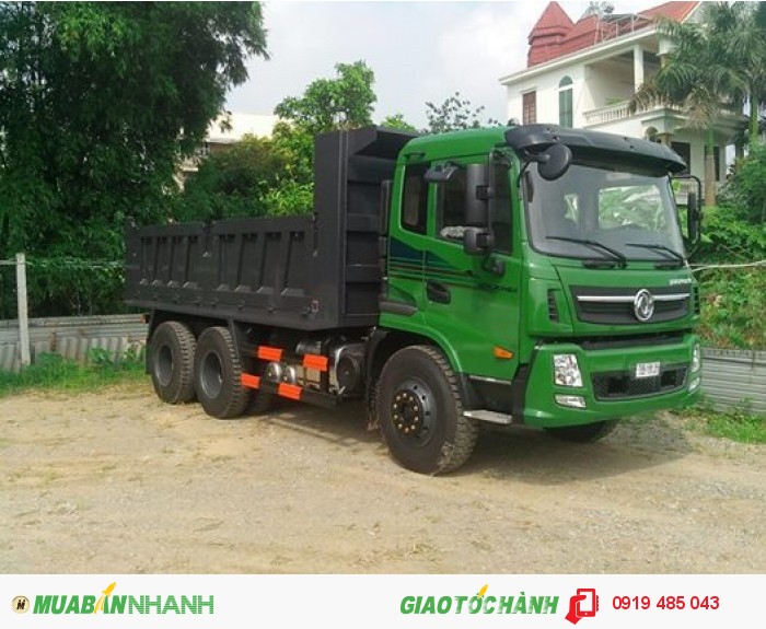 Công ty bán xe ben Dongfeng Trường Giang 7T8 9T2 14T 2 cầu dầu thật, Mua xe ben Dongfeng trả góp