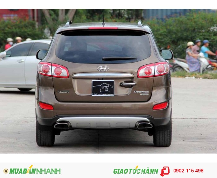 Bán Xe Santafe model 2012 màu nâu nội thất kem