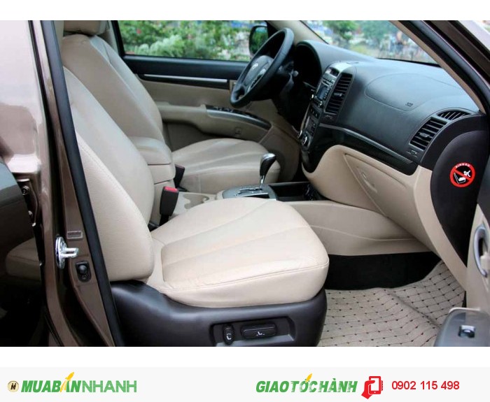 Bán Xe Santafe model 2012 màu nâu nội thất kem