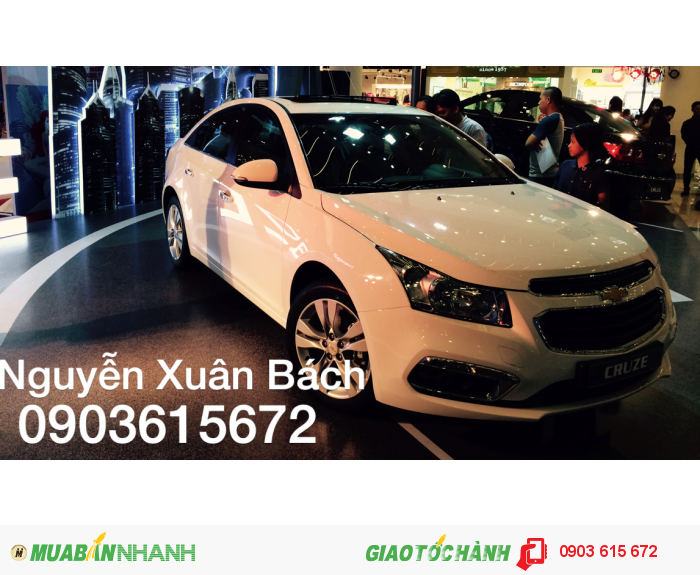 Chevrolet New Cruze 2015 Giá rẻ nhiều khuyến mãi hấp dẫn giá rẻ nhất TP.HCM