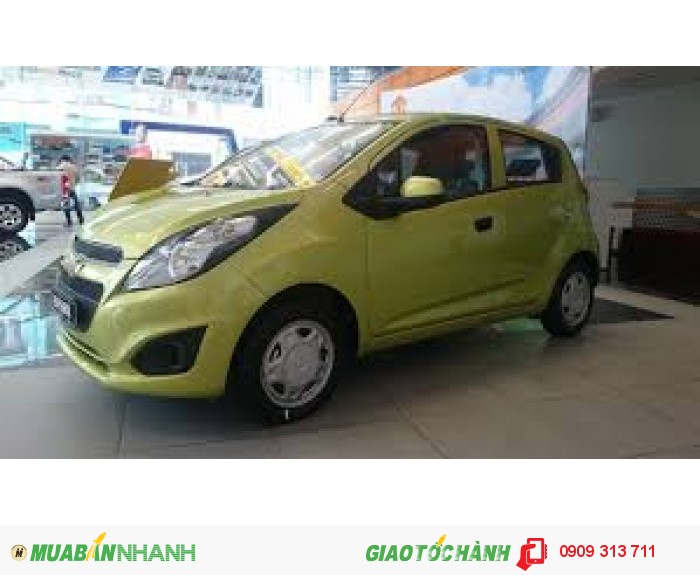 Bán Chevrolet Spark 2017 giá rẻ nhất HCM. Hỗ trợ vay 100% giá trị xe 3