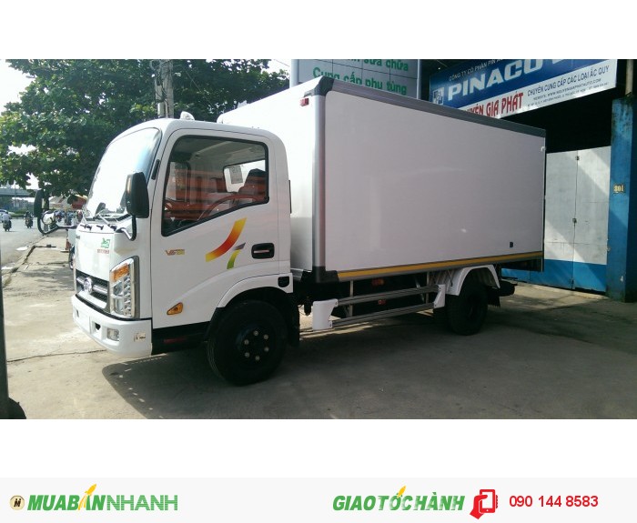 Xe tải Veam VT200 1,99T, Máy Hyundai, Thùng dài 4.35m, Vào thành phố, Hỗ trợ mua xe trả góp