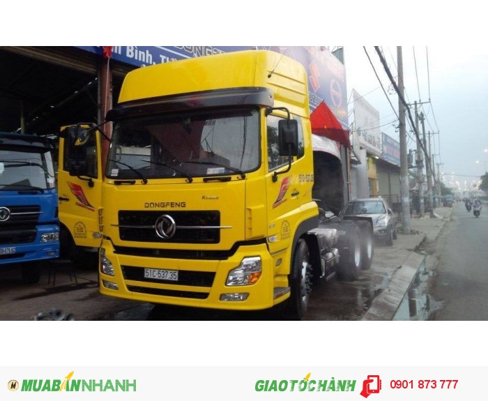 Xe đầu kéo Dongfeng Hoàng Huy, Giá bán xe đầu kéo Dongfeng L375 máy Cummins, Đầu kéo Dongfeng L375