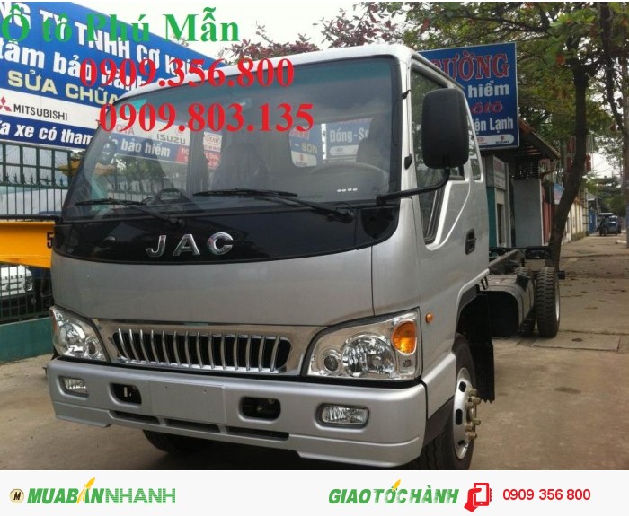 Xe tải JAC 4t9 / jac 4tan9/ jac 4,9t/jac 4T9/jac 4T9/4TAN9 trả góp lãi suất thấp