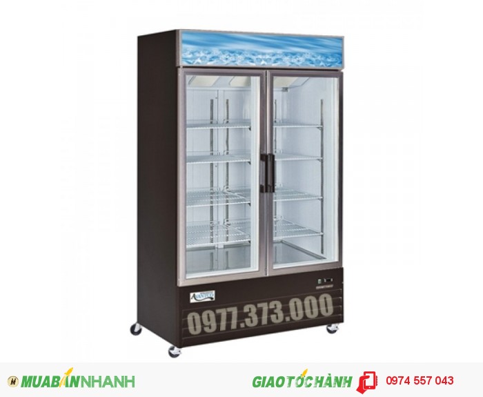 Tủ mát 2 cánh 1000 lít, giá rẻ chỉ 9.5 triệu ( mua mới 23.500.000)