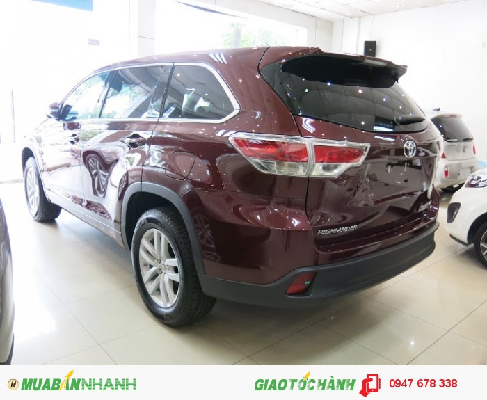 Xe Toyota Highlander 2015 LE màu đỏ giá tốt