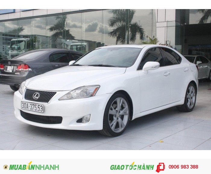 Bán Xe Lexus IS 250 màu trắng nội thất kem model 2010
