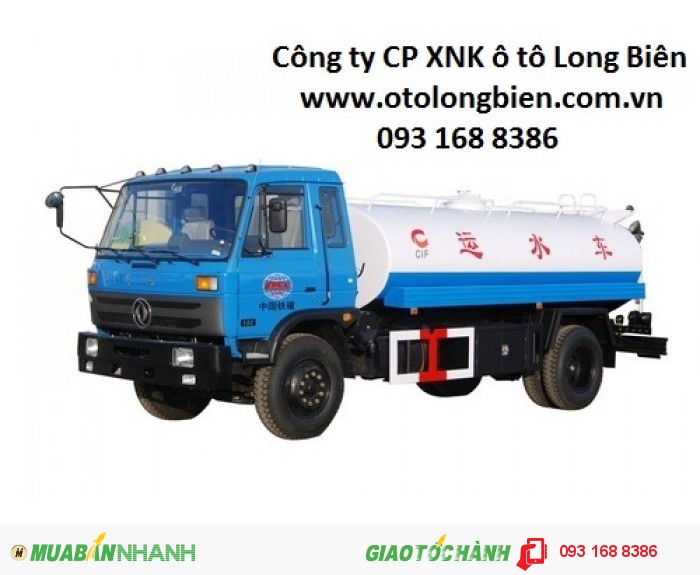 Xe phun nước, tưới cây, rửa đường 5m3, 9m3, 13m3, 17m3-20m3 Long Biên, Hà Nội 2015