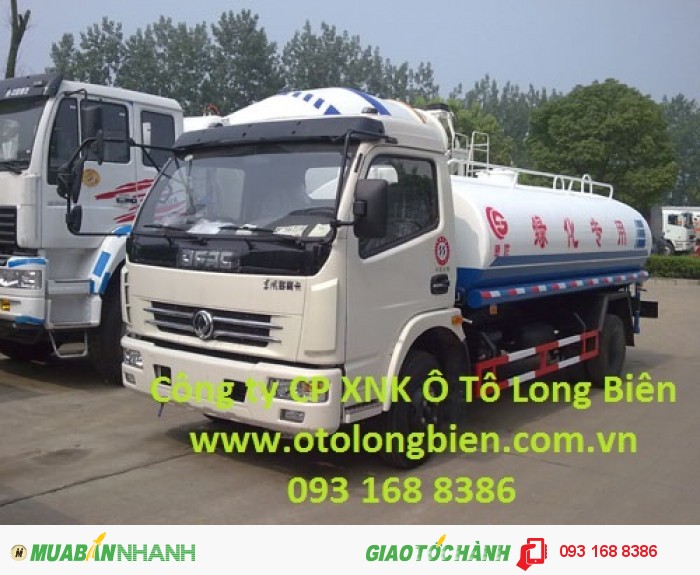 Xe phun nước, tưới cây, rửa đường 5m3, 9m3, 13m3, 17m3-20m3 Long Biên, Hà Nội 2015