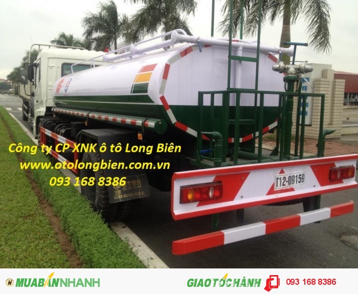 Xe phun nước, tưới cây, rửa đường 5m3, 9m3, 13m3, 17m3-20m3 Long Biên, Hà Nội 2015
