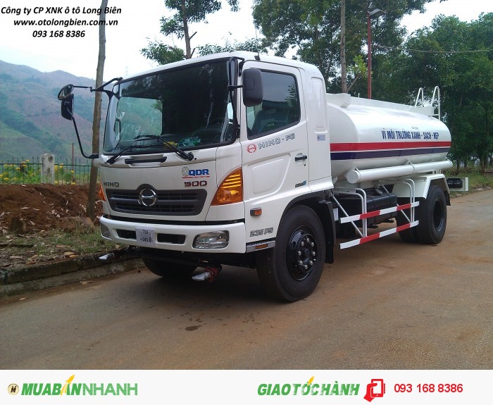Xe phun nước, tưới cây, rửa đường 5m3, 9m3, 13m3, 17m3-20m3 Long Biên, Hà Nội 2015