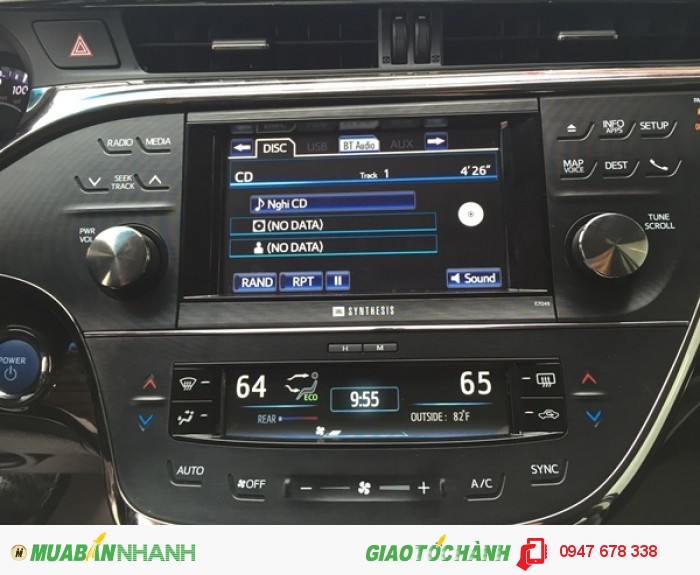 Bán xe Toyota Avalon 2015 Hybrid màu đen giá tốt