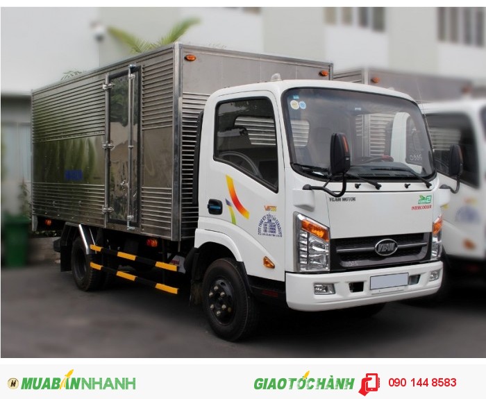 Xe tải Veam Hyundai VT252 2,5 tấn vào được thành phố xe có sẵn giao ngay.