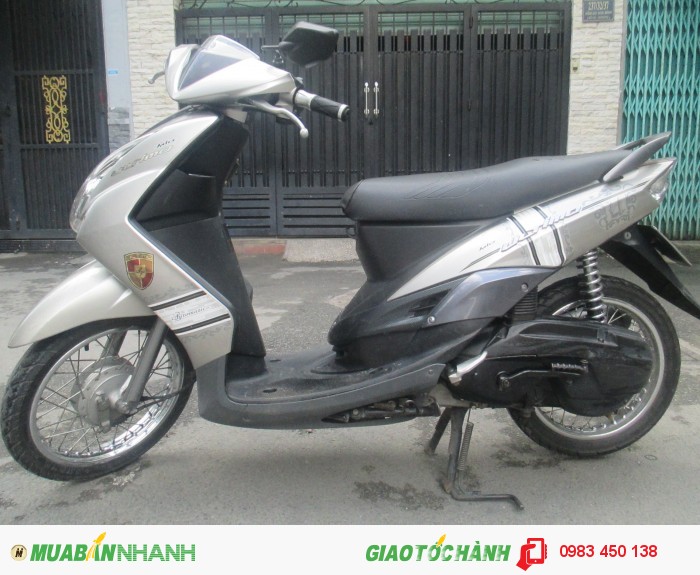 Xe Yamaha Mio Ultimo màu bạc , bánh căm   hinh that