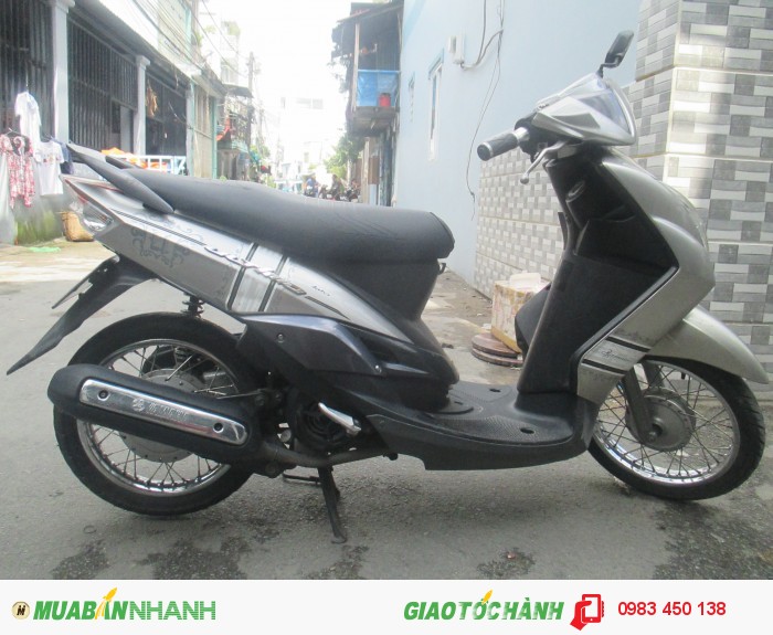 Xe Yamaha Mio Ultimo màu bạc , bánh căm   hinh that