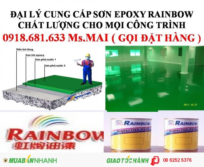 MUA SƠN EPOXY RAINBOW GIÁ RẺ, NƠI BÁN SƠN EPOXY CHẤT LƯỢNG NHẤT