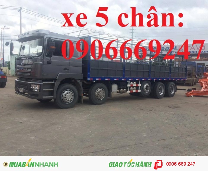 Xe tải 5 chân rút Shacman