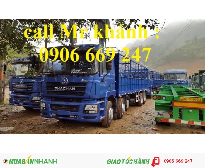Xe tải 5 chân rút Shacman