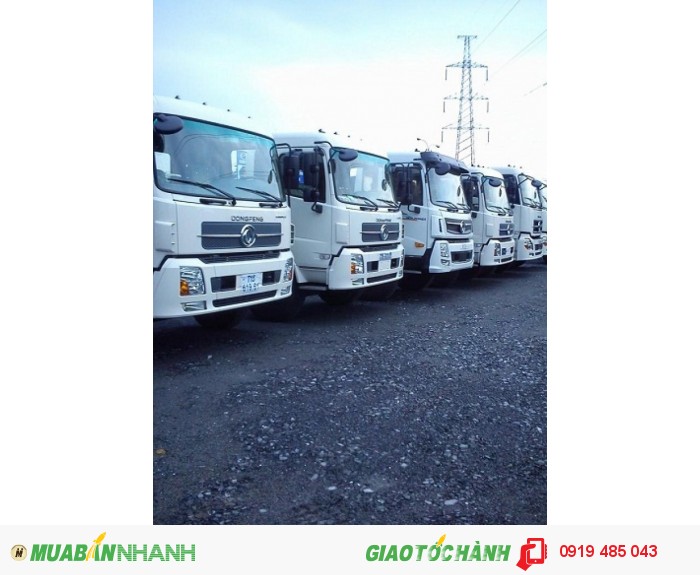 Đại lý xe tải Dongfeng Hoàng Huy B170 B190 máy Cummins nhập khẩu, Xe tải Dongfeng 8.5 tấn 9 tấn 9.5T