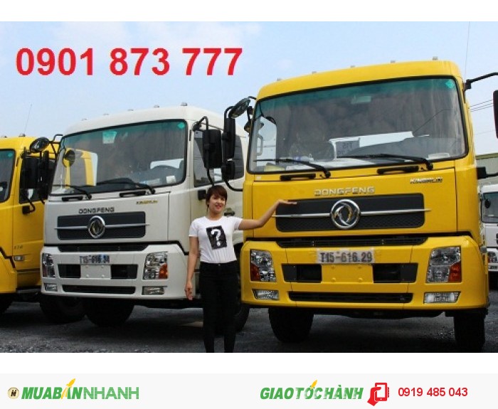 Đại lý xe tải Dongfeng Hoàng Huy B170 B190 máy Cummins nhập khẩu, Xe tải Dongfeng 8.5 tấn 9 tấn 9.5T