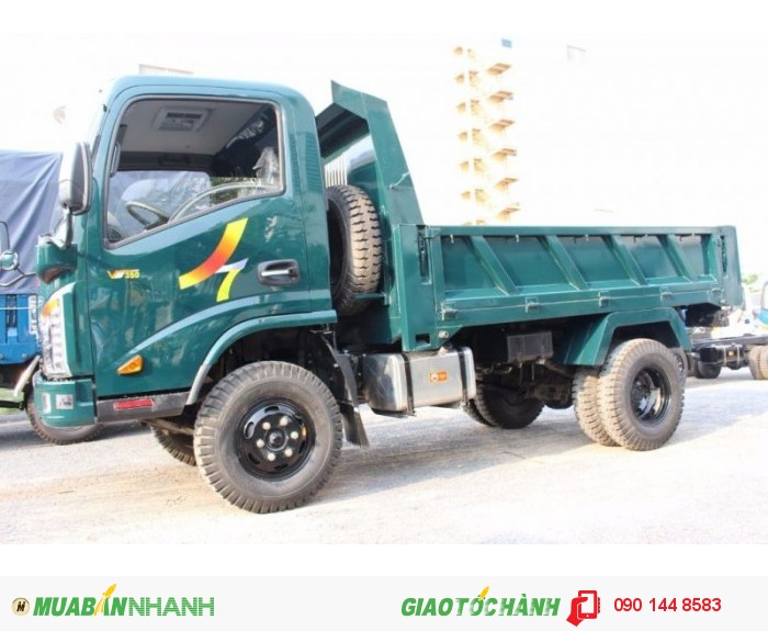Xe tải ben 3,5 tấn động cơ, cầu, hộp số HYUNDAI