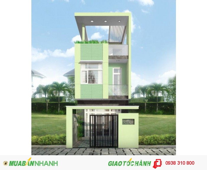 Bán nhà mới Hiệp Nhất, P.4, Q.Tân Bình, DT 3x12.1m, hướng Tây Nam, giá 3.5 tỷ/TL.