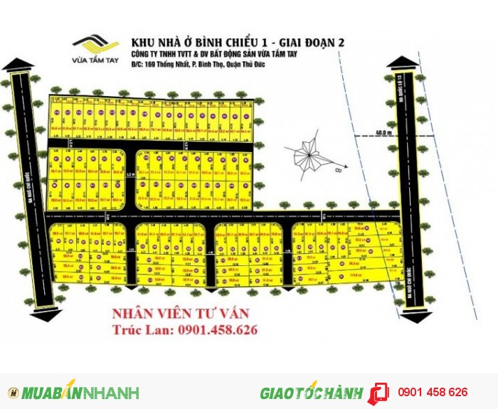 Đất Thủ Đức, Gần KCX Linh Trung 2. 10tr/m2.