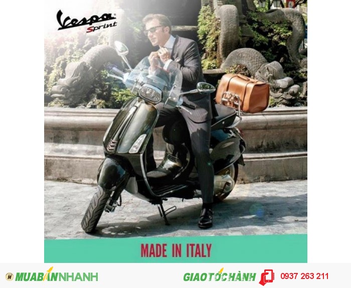 Xe Vespa Sprint tặng quà hấp dẫn tháng 9