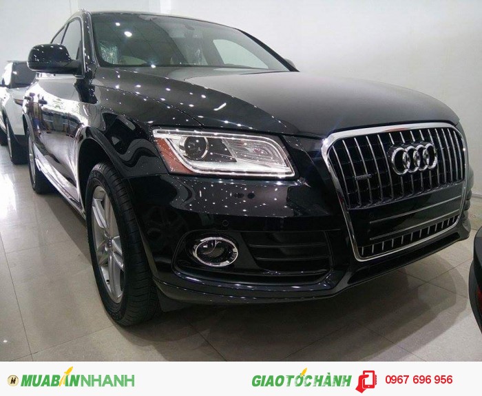 Audi Q5 Premium Plus Mỹ , model 2014, màu đen , nội thất đen , hỗ Trợ 100% phí trước bạ