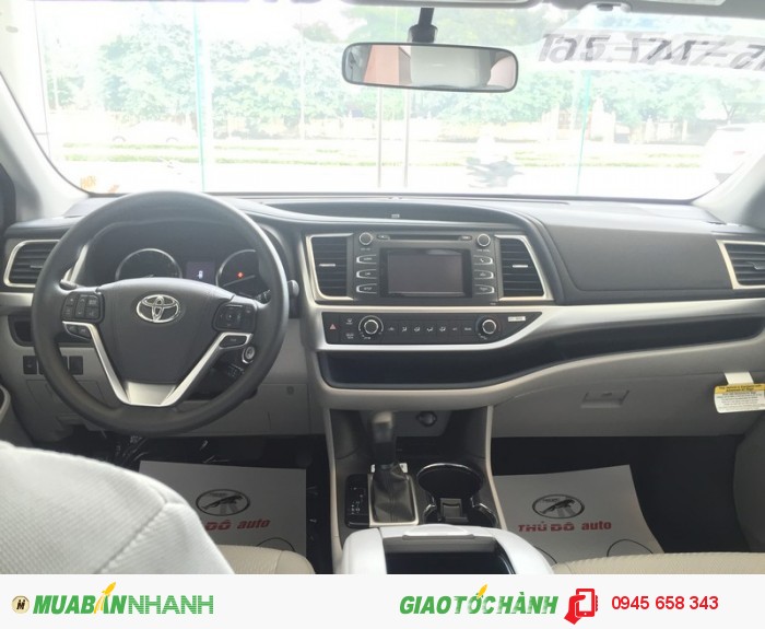Bán Xe Toyota Highlander 2016 màu trắng , xe mới 100% nhập mỹ