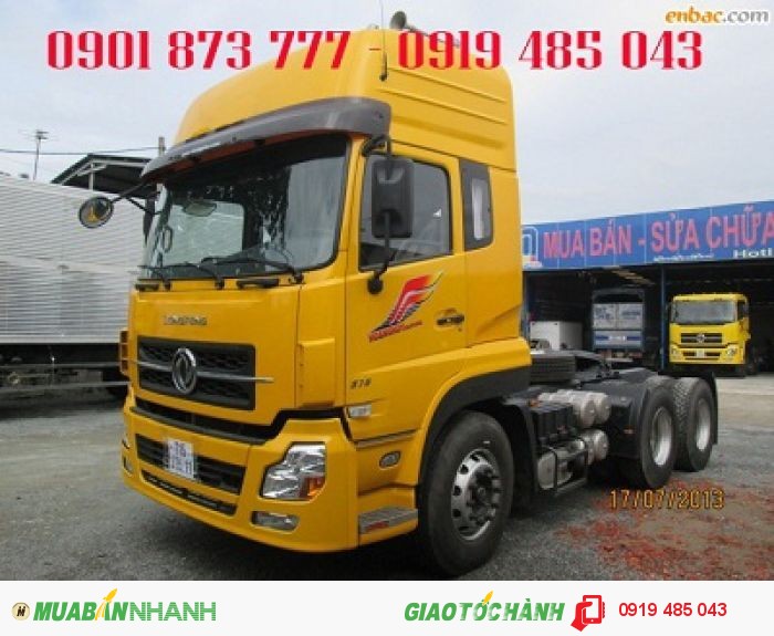 Cần bán xe đầu kéo Dongfeng Hoàng Huy 3 chân L375 6x4 .