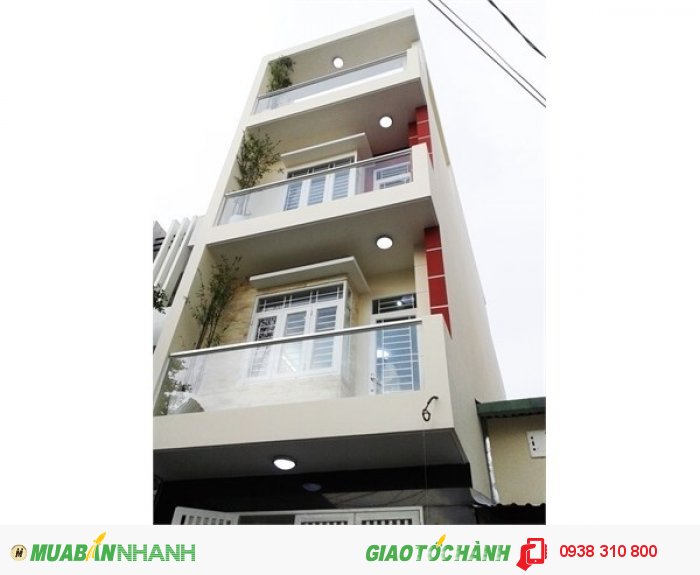 Bán nhà 3 lầu Thích Quảng Đức, P.5, Q.Phú Nhuận,Dt 4x7.5m, hướng Tây Bắc, giá 2.7 tỷ/TL.