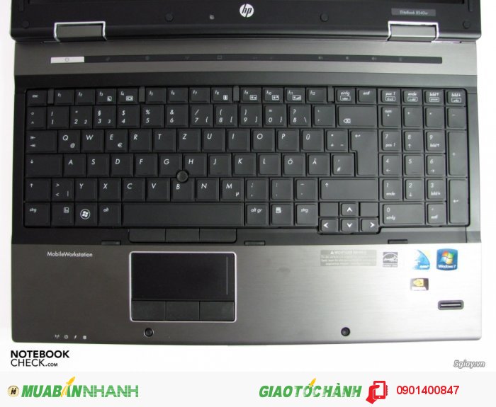 Laptop HP Elitebook 8540w giá rẻ bất ngờ