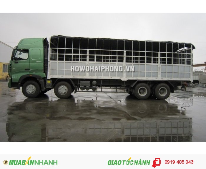 Đại lý xe tải Howo A7 371Hp 4 chân 17.5 tấn, Giá bán xe tải Howo A7 17T5 4 chân (4 giò) nhập khẩu tốt nhất