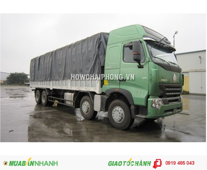 Đại lý xe tải Howo A7 371Hp 4 chân 17.5 tấn, Giá bán xe tải Howo A7 17T5 4 chân (4 giò) nhập khẩu tốt nhất