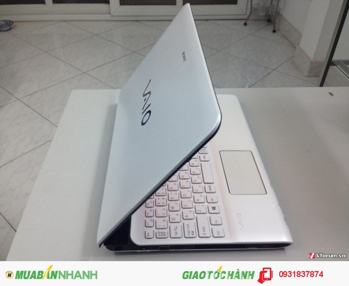 Laptop sony vaio SVE15, i7 ivy, 6G, 750G, vga 1G, gia re đẹp leng ken siêu víp