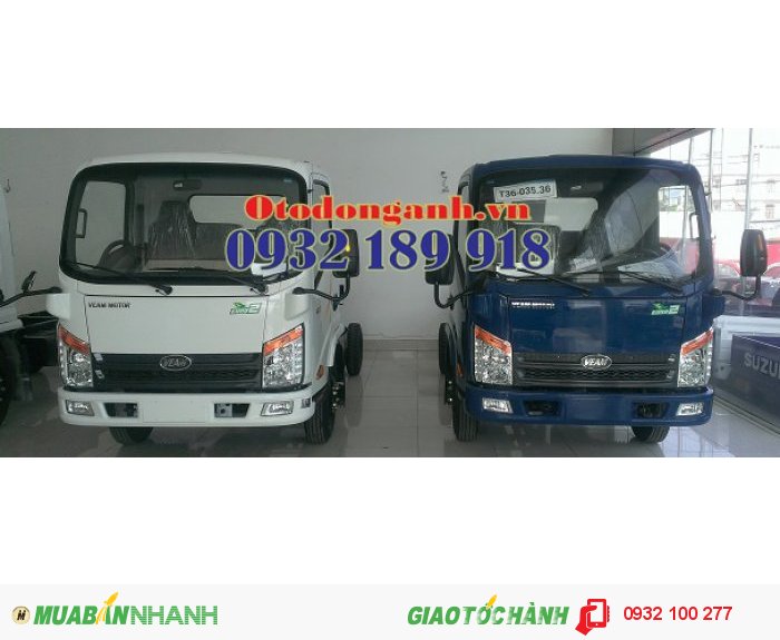 Xe tải Veam Vt100 tải trọng 990kg
