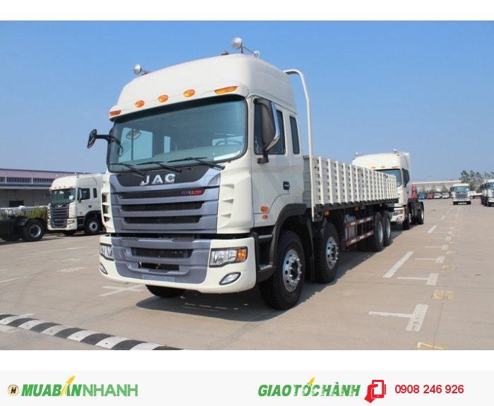 Xe tải jac 4 chân 17T99 18 tấn thùng mui bạt 310HP