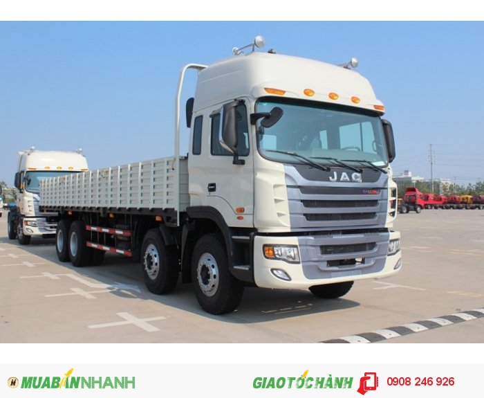 Xe tải jac 4 chân 17T99 18 tấn thùng mui bạt 310HP