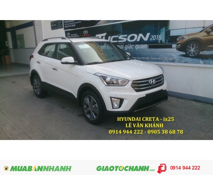 Hyundai Creta - ix25 nhập khẩu Đà Nẵng. Khuyến mãi : 20 triệu và tặng phụ kiện. Hyundai Đà Nẵng