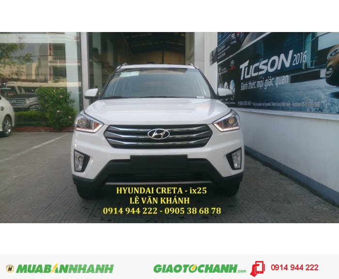 Hyundai Creta - ix25 nhập khẩu Đà Nẵng. Khuyến mãi : 20 triệu và tặng phụ kiện. Hyundai Đà Nẵng